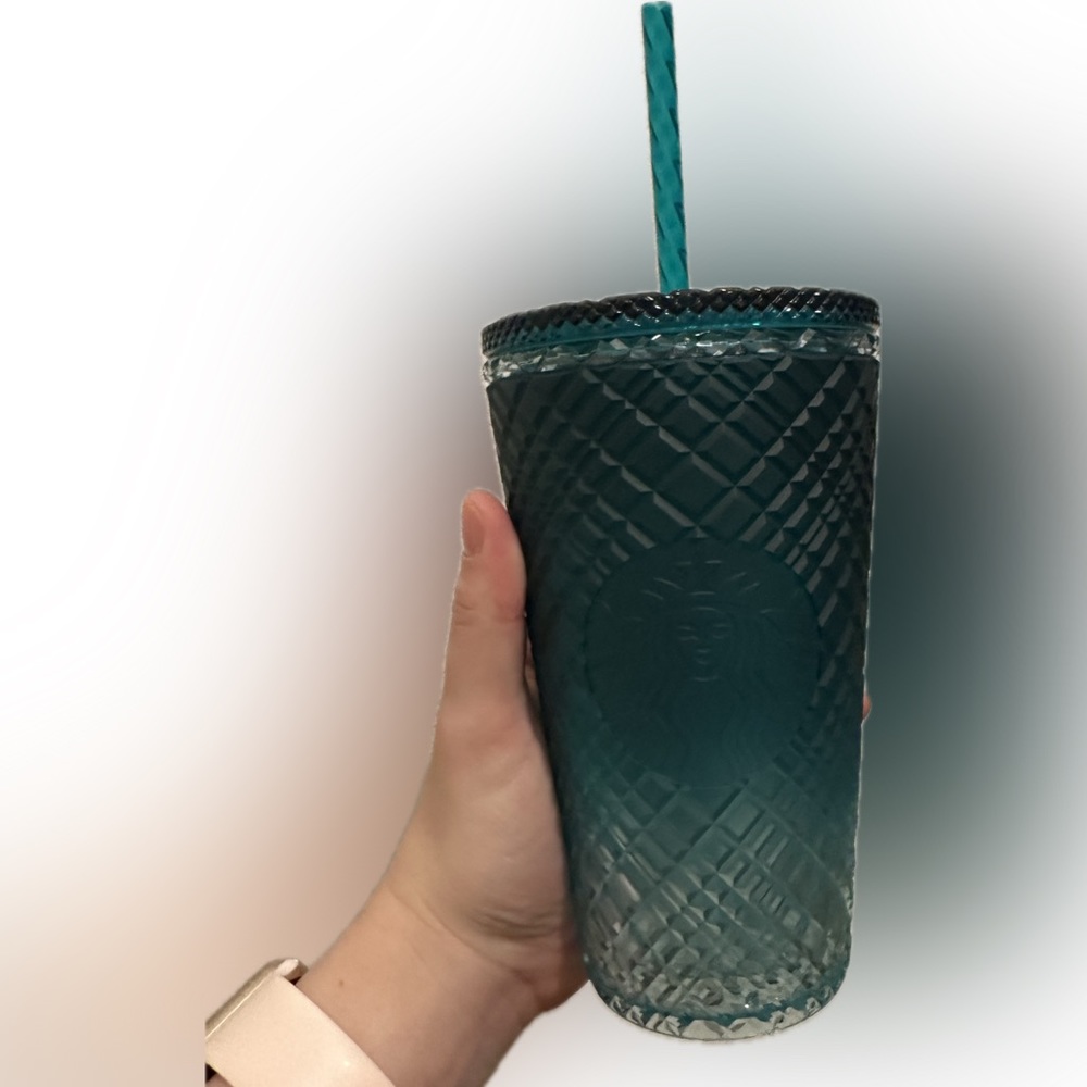 Starbucks- Green Ombre Grande Jeweled Cold Cup